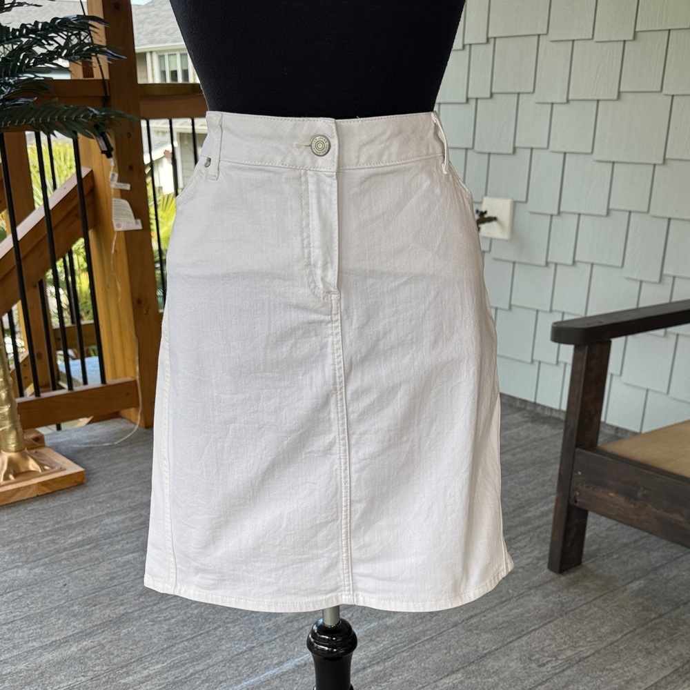 Esprit Collection | White Jean Skirt